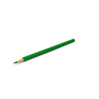 Green Colored Pencil PNG & PSD Images