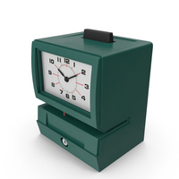 Time Punch Clock PNG & PSD Images