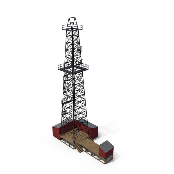 Oil Derrick PNG & PSD Images