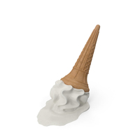 Dropped Ice Cream Cone PNG & PSD Images