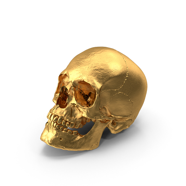 Gold Skull PNG & PSD Images