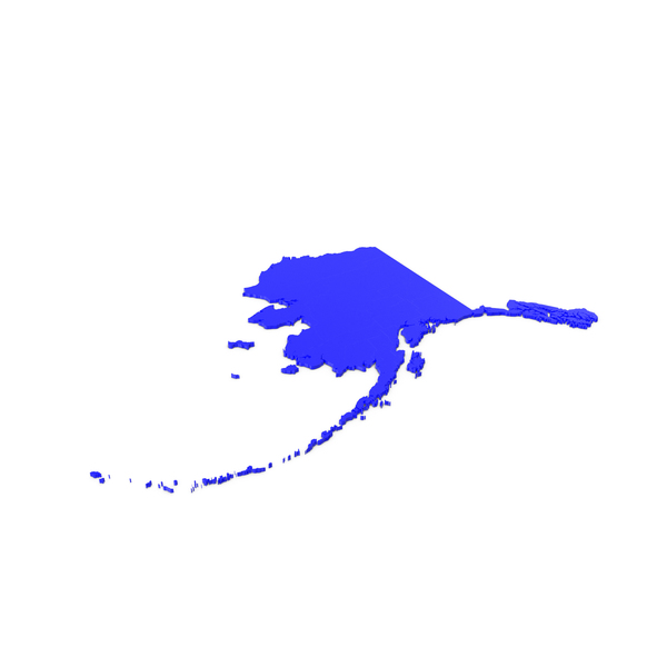 Alaska Counties Map PNG & PSD Images