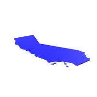 California Counties Map PNG & PSD Images