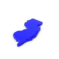 New Jersey Counties Map PNG & PSD Images