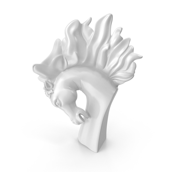 Stallion Bust Statue PNG & PSD Images