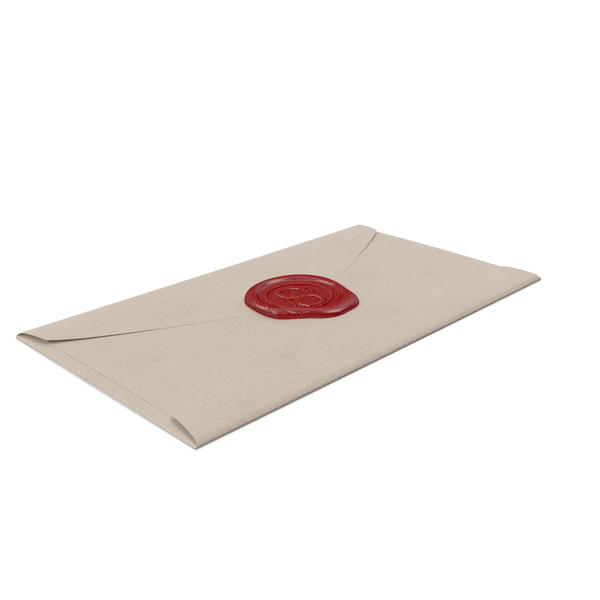 Envelope With Wax Seal PNG & PSD Images