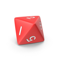 Polyhedral 8 Sided Dice PNG & PSD Images