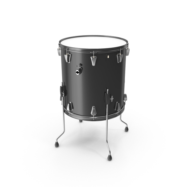 Black Floor Tom Drum PNG & PSD Images