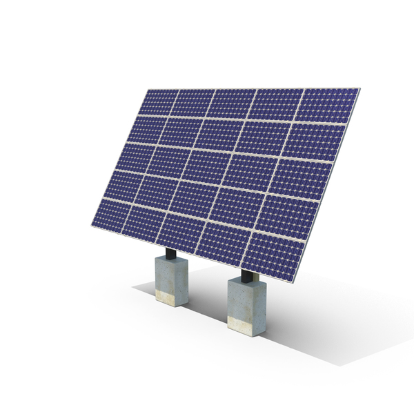 太阳能电池PNG和PSD图像