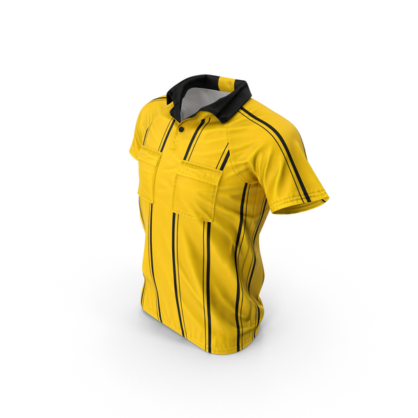 Yellow Referee's Jersey PNG & PSD Images