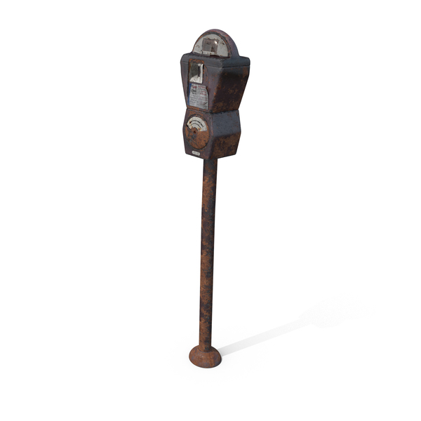 Aged Parking Meter PNG & PSD Images
