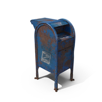 Rusted US Mailbox PNG & PSD Images
