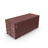 20 ft Long Shipping Container PNG & PSD Images