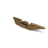 Delta Wings Pin PNG & PSD Images