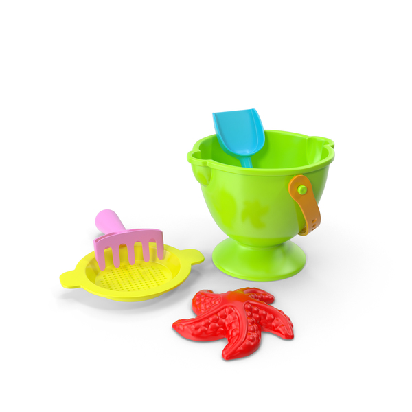 Sand Toys Playset PNG & PSD Images