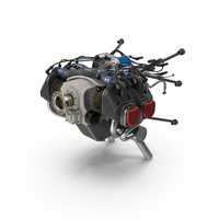 Piston Aircraft Engine PNG & PSD Images