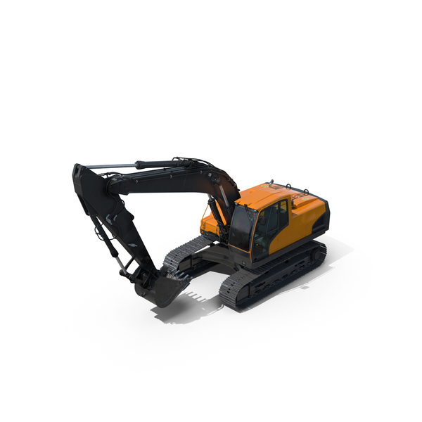 Tracked Excavator PNG & PSD Images