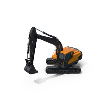 Tracked Excavator PNG & PSD Images
