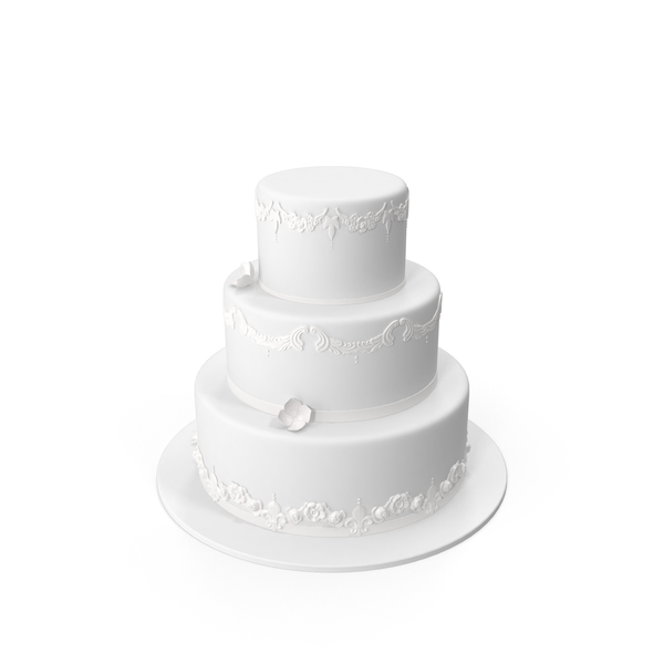 圆形婚礼蛋糕PNG和PSD图像