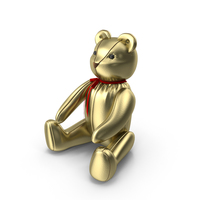 Gold Teddy Bear PNG & PSD Images