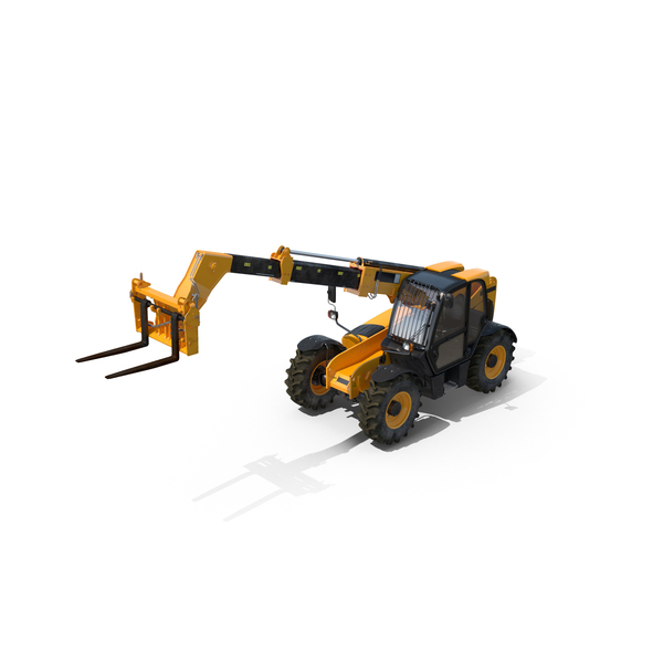 Telescopic Handler Forklift PNG & PSD Images