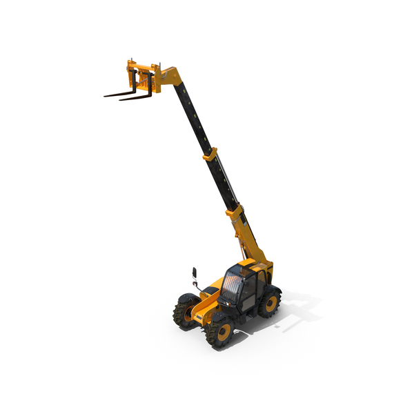 Telescopic Handler Forklift PNG & PSD Images