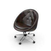 Brown Swivel Chair PNG & PSD Images