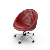 Swiver Chair Red PNG & PSD Images