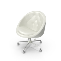 White Swivel Chair PNG & PSD Images
