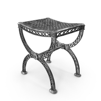 19th Century Filigree Stool PNG & PSD Images