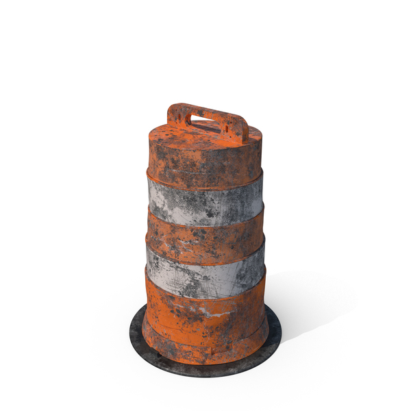 Dirty Barrel Barricade PNG & PSD Images