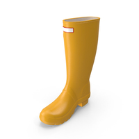 Yellow Rain Boot PNG & PSD Images