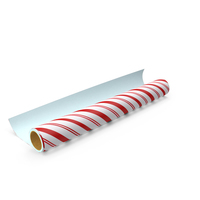 Striped Wrapping Paper Roll PNG & PSD Images