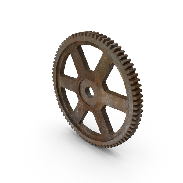 Rusty Spur Gear PNG & PSD Images