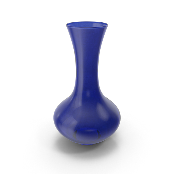 Blue Glass Vase PNG & PSD Images
