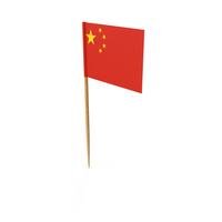 Toothpick Chinese Flag PNG & PSD Images