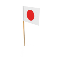 Toothpick Japanese Flag PNG & PSD Images