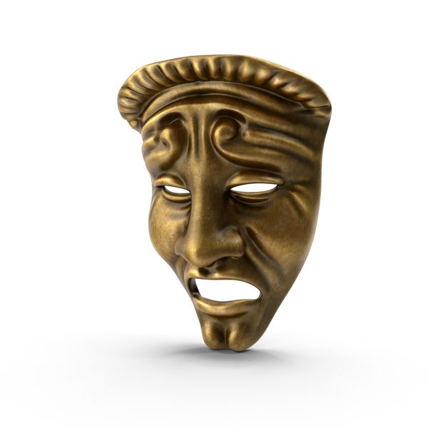 Tragedy Theatre Mask PNG & PSD Images
