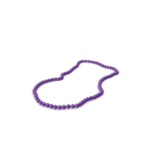 Purple Mardi Gras Beads PNG & PSD Images