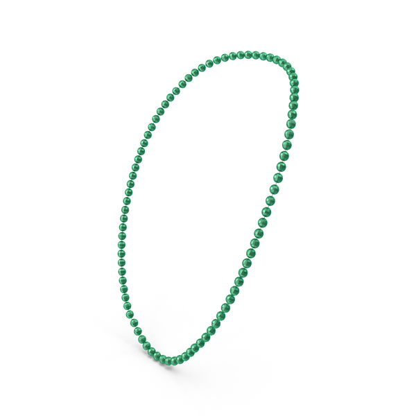 Green Mardi Gras Beads PNG & PSD Images