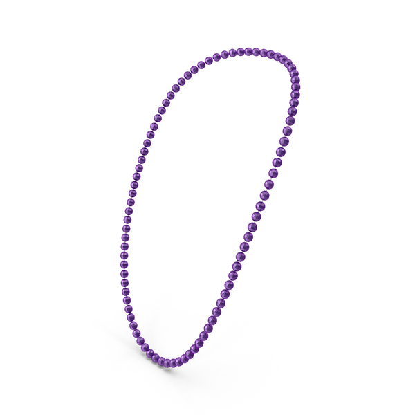 Purple Mardi Gras Beads PNG & PSD Images