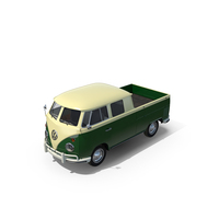 Volkswagen Type 2 Double Cab Pick-Up PNG & PSD Images