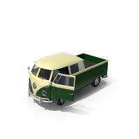 Volkswagen Type 2 Double Cab Pick-Up PNG & PSD Images