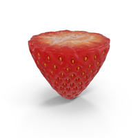 Cut Strawberry PNG & PSD Images