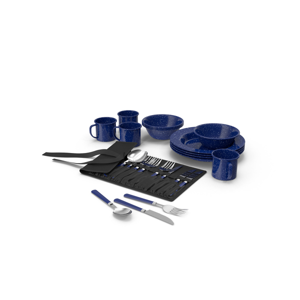 Camping Dishes and Utensils PNG & PSD Images