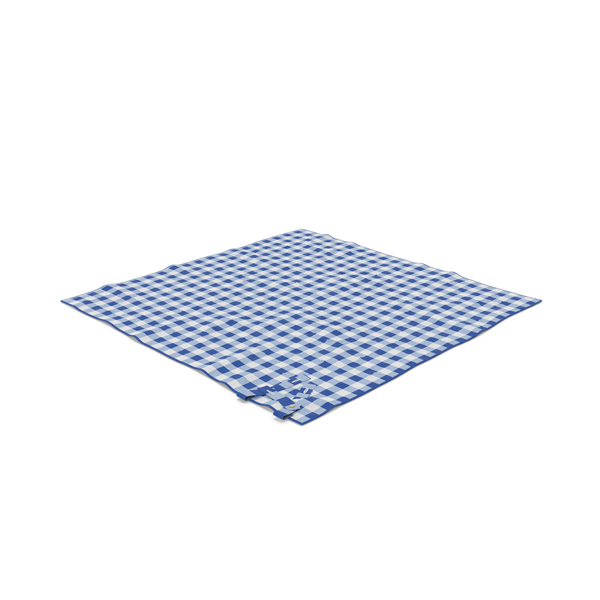 Blue Picnic Blanket PNG & PSD Images