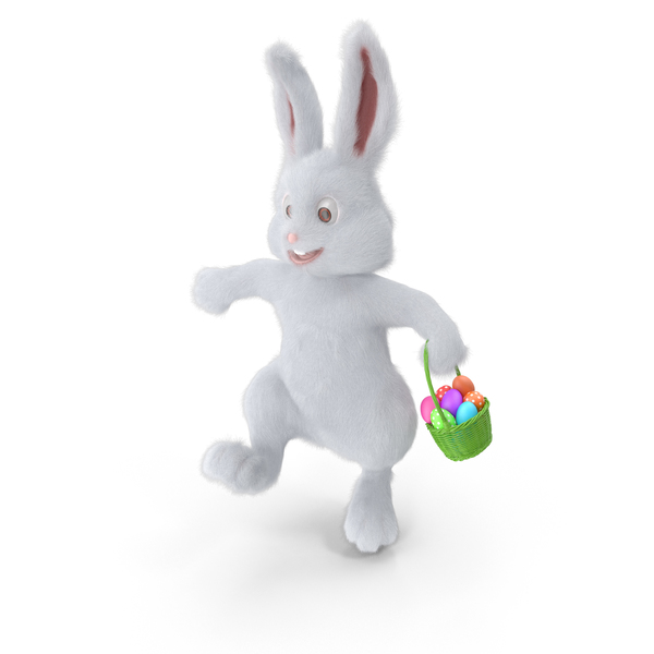 复活节兔子PNG和PSD图像