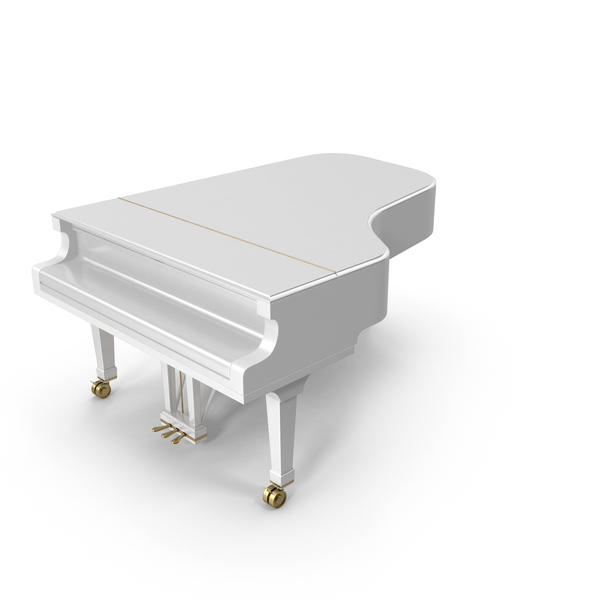 Grand Piano White PNG & PSD Images