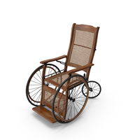 Vintage Wheelchair PNG & PSD Images