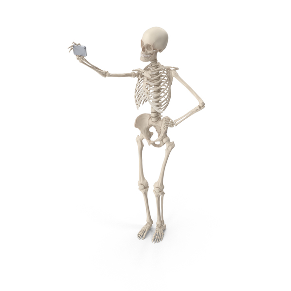 Skeleton Selfie PNG & PSD Images